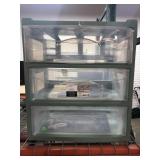 Mainstay 3-Drawers cabinet, approx 22x15x27in
