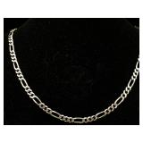 Sterling Silver Chain Necklace, Tw 31.5g, Sz 26in