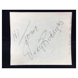 Percy Rodriguez Signature Card