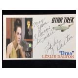 Lezlie Dalton Signed Promo Card
