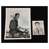 2 Jeffery Hunter Signed Photos. Star Trek. W/COA