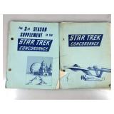 Original 1969 Star Trek Concordance & 1973 3rd