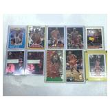Large lot of Michael Jordan cards in cases