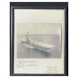 Captain CJ Seeberlich Signed USS Hornet