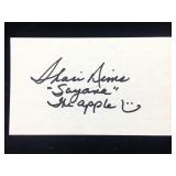 Shari Nims Signature Card W/COA
