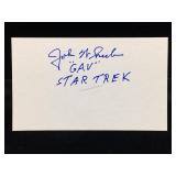John Wheeler Signature Card W/COA