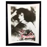 Joan Collins Signed 4x5 Photo