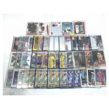 Huge lot of mixed sports cards in cases with