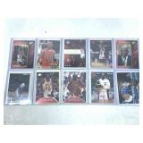 Large lot of Michael Jordan cards in cases