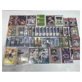 Huge lot of mixed sports cards in cases with