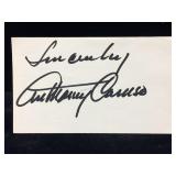 Anthony Caruso Signature Card W/COA