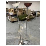 2 Floor Lamps Approx 74in Tall