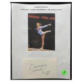 Dominic moceanu cut autograph W/COA