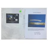 Apollo XIII Flown Strapping Material From The