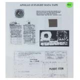 Apollo 15 Flight Recorder Data Tape w/ COA