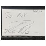 Alberto Tomba cut autograph
