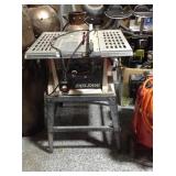 Skilsaw 3310 10in table saw, approx 25x20x33in