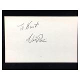 Vic Perrin Signature Card W/COA