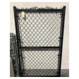 Black Chain Link Gate, 3ftx5ft