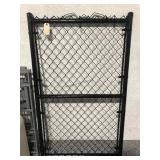 Black Chain Link Gate, 3ftx5ft