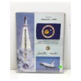 Space Shuttle Discovery Flight Flown NASA Flag w/