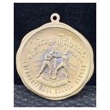 1948 Chicago tribune golden gloves trophy medal