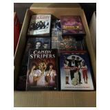 Box of DVD movies & shows
