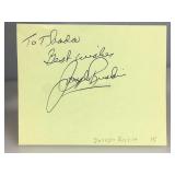 Joseph Ruskin Signed Paper