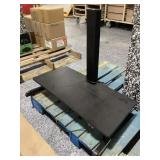 Black Standing desk Riser height w/power cord