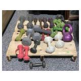 Dumbbells and Kettle Bell