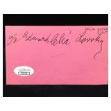 Celia Lovsky JSA Certified Signature Card