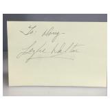 Lezlie Dalton Signature Card
