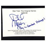 Phil Morris Signed Star Trek Stationary