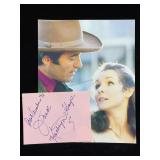 Kathryn Hays Signed & Inscribed Note