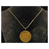 1976 Star Trek 10th Anniversary Medal W/sterling