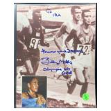 Billy mills autograph picture W/COA