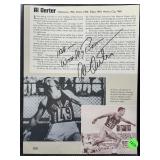 Al Oerter magazine page autograph W/COA