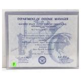 Original Dept. Of Defense Manager Recognition