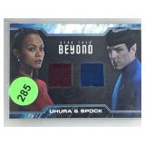 2017 Rittenhouse DC2 Uhura & Spock Costume Card