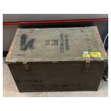 US Wooden Military tool chest w/organizer
