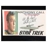 Antony Call Signed Promo Card
