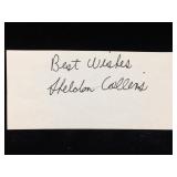 Sheldon Collins Signature Card