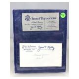 1982 Floor Pass To The House Of Representatives
