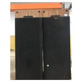 2 Sony 3-Way Speakers, model SS-U307, approx 34in