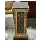 Composite Pedestal W/Gold-Colored Accents. Approx