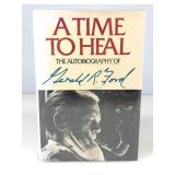 Gerald R Ford Signed ï¿½A Time To Healï¿½