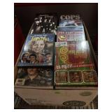 Box of DVD series, family guy, American dad and