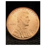 1 Oz Pure Copper Token Has Penny Design