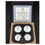 1976 Canada Silver 4-coin Montreal Olympics Proof