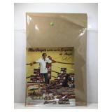 Angelo Dundee autographed poster & George foreman